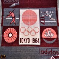 1964 Tokyo Olympics  Adidas Rug by Mottenecht lurch Germany - Sold for $62 - 2018