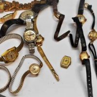 Bag of vintage ladies watches including pulsar, Roamer, Felicia - Sold for $56 - 2018