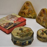 Group of Australian chocolate tins Including Pascals, Allan's etc - Sold for $50 - 2018