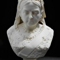 Victorian Parian Jubilee Bust Of Queen Victoria - approx 15cms - crown AF - Sold for $186 - 2018