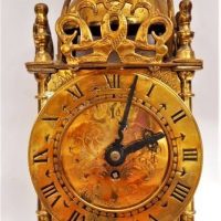 Vintage Brass 8 day clock by Smiths England - Sold for $31 - 2018