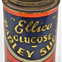 1930s Australian Ellico 8oz Glucose Barley Sugar 750-800 Princess Hwy Tempe - Sold for $62 - 2018