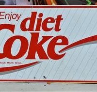 2 x Vintage metal advertising signs - Diet Coke and Goodyear The Cool one - Sold for $62 - 2018