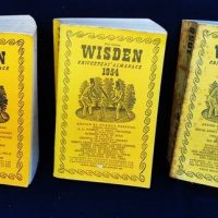 3 x sc books Wisden Cricketers Almanac 1953, 1954 and 1955 - Sold for $43 - 2018