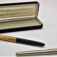 2 x Vintage Parker fountain Pens - Sonnet and Parker 51 - Sold for $112 - 2018