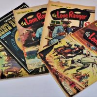 5 x 1950s Comics - Lone Ranger No 31, 44, 45, 57 & Dell Hi-Ho Silver - Sold for $56 - 2018