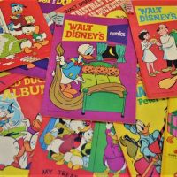 Approx 20 x 1970s Disney Donald Duck comics - nos300-311, G548-595, G583 Showcase, D216 meets Peter Pan - Sold for $62 - 2018