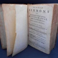 1765 Leather bound Book - Select Sermons by Andrew Gray - Sold for $50 - 2019