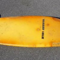 1980s Warren Partington 5'8 sing fin swallow tail surfboard - Sold for $124 - 2019