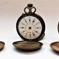 3 Mens Pocket watches including Constantinople face and Hallmarked 1926 Birmingham Sterling silver - Sold for $99 - 2019