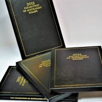 4 x stamp albums - Executive edition collections of Australian Stamps  - 2010-2013 - Sold for $137 - 2019