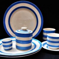 Group of Blue and White  T G Green Cornish ware - Sold for $99 - 2019