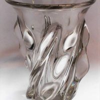 Large Crystal Art Vannes vase with lobed decoration - made in France - Sold for $37 - 2019
