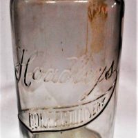 Large Hoadleys Confectionary Glass point of sale jar - Sold for $161 - 2019