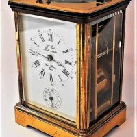 Vintage French Carriage clock by L'Epee Saint Luxanne France - Sold for $186 - 2019