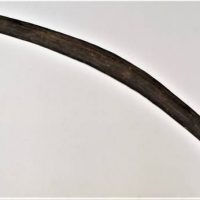 c1900 Aboriginal Boomerang carved Hardwood 102 cm Darling River region incised decoration with clipped points - Sold for $571 - 2019