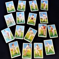 Group of 20 x 1938 Hoadleys chocolates Test cricketer trading cards incl Don Bradman - Sold for $37 - 2019