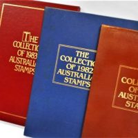 Group of 4 x Australian Stamp collection books 1981-1984 - Sold for $62 - 2019