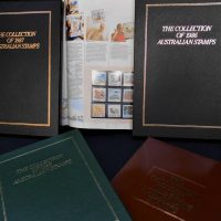 Group of 5 x Australian Stamp collection books 1981 + 1985-1988 - Sold for $75 - 2019