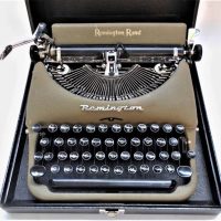 Vintage portable typewriter Remington Rand in original case - Sold for $62 - 2019