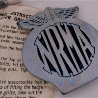 2 x vintage unused NRMA Car badges - Sold for $68 - 2019