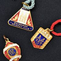 3 x MCC Melbourne Cricket Club membership medallions 52-53, 54-55 &  57-58 By Luke Melbourne - Sold for $43 - 2019