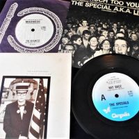 Group of Ska Singles Including Rude boys out of Jail by The Specials and Too Much too Young and Madness Baggy Trousers - Sold for $35 - 2019