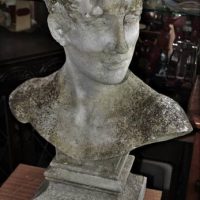 Very heavy Classical Concrete male bust - Sold for $211 - 2019