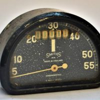 Vintage Smiths D shaped Chronometric Tachometer 55mph for BSA Bantam - Sold for $56 - 2019
