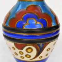 Art Deco Gouda Holland vase - 16cm tall - Sold for $56 - 2019