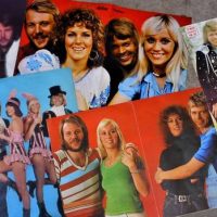 Group of 6 vintage Abba posters including TV Week Giant pin up , Juke Box, Pop Photo etc - Sold for $81 - 2019