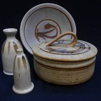 Group of Harold Hughan Australian pottery - Sold for $56 - 2019