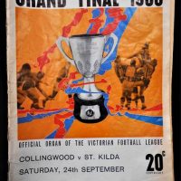 1966 VFL Grand final Football record - Collingwood Vs St Kilda - Sold for $62 - 2019