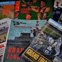 Group of Grand Final Football records Including  1967, 68, 69, 70, 72, 74 and 1978 - Sold for $43 - 2019