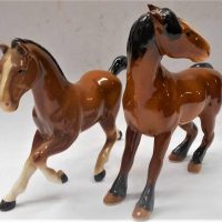 Vintage Beswick Horse figurine 22cm long and Sylvac dog figurine AF - Sold for $43 - 2019
