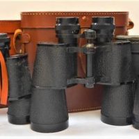 3 x pairs binoculars in cases incl Birnie, Superoptic and Britannia - Newbold and Bulford - Sold for $43 - 2019