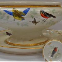 Group of Royal Vienna porcelain with large hand painted tureen etc - Sold for $62 - 2019