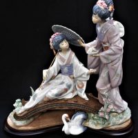 Lladro Porcelain (1445) Springtime in Japan figurine - 31cm H - Sold for $137 - 2019
