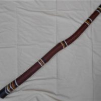 Vintage Didgeridoo painted in ochre colours - Sold for $75 - 2019