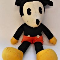 1960s Australian Joy Toys Mickey Mouse soft toy - approx 55cm H - Sold for $87 - 2019