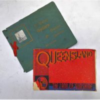 2 x Items -1930s  Queensland The Land of Sunshine Photographic views and c1900 36 Views of Sydney Descriptive and Illustrative with Panorama - Sold for $35 - 2019