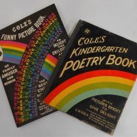 2 x books Cole's kindergarten poetry book and Coles funny picture book #3 - Sold for $43 - 2019