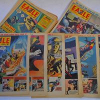 Approx 47 x Copies of 1964 Eagle Magazine  Comics featuring Dan Dare - Sold for $56 - 2019