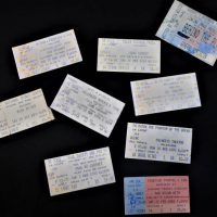 Group lot assorted concert and other tickets incl Mick Jagger, Bob Dylan, Paul McCartney, etc - Sold for $31 - 2019