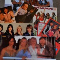 Group of 8 Vintage Abba posters for  TV Week 1977 calendar, Super poster, Super juke box etc - Sold for $56 - 2019