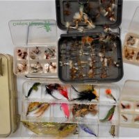 Group of Boxed fly fishing flies - Sold for $68 - 2019