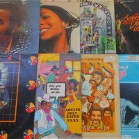 Small box of Soul  and R+B Records Including Chaka Khan, Barry White, The Commodores - Sold for $137 - 2019