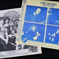 2 x The Doors boot leg vinyl albums incl Weird Triangle and Moonlight Drive - 1967 - Sold for $81 - 2019