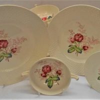 Group of Copeland Spode's Mansard Floral China Plates and desert dishes - Sold for $37 - 2019