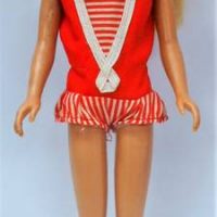 1960s Skipper doll in original swimsuit - Sold for $62 - 2019